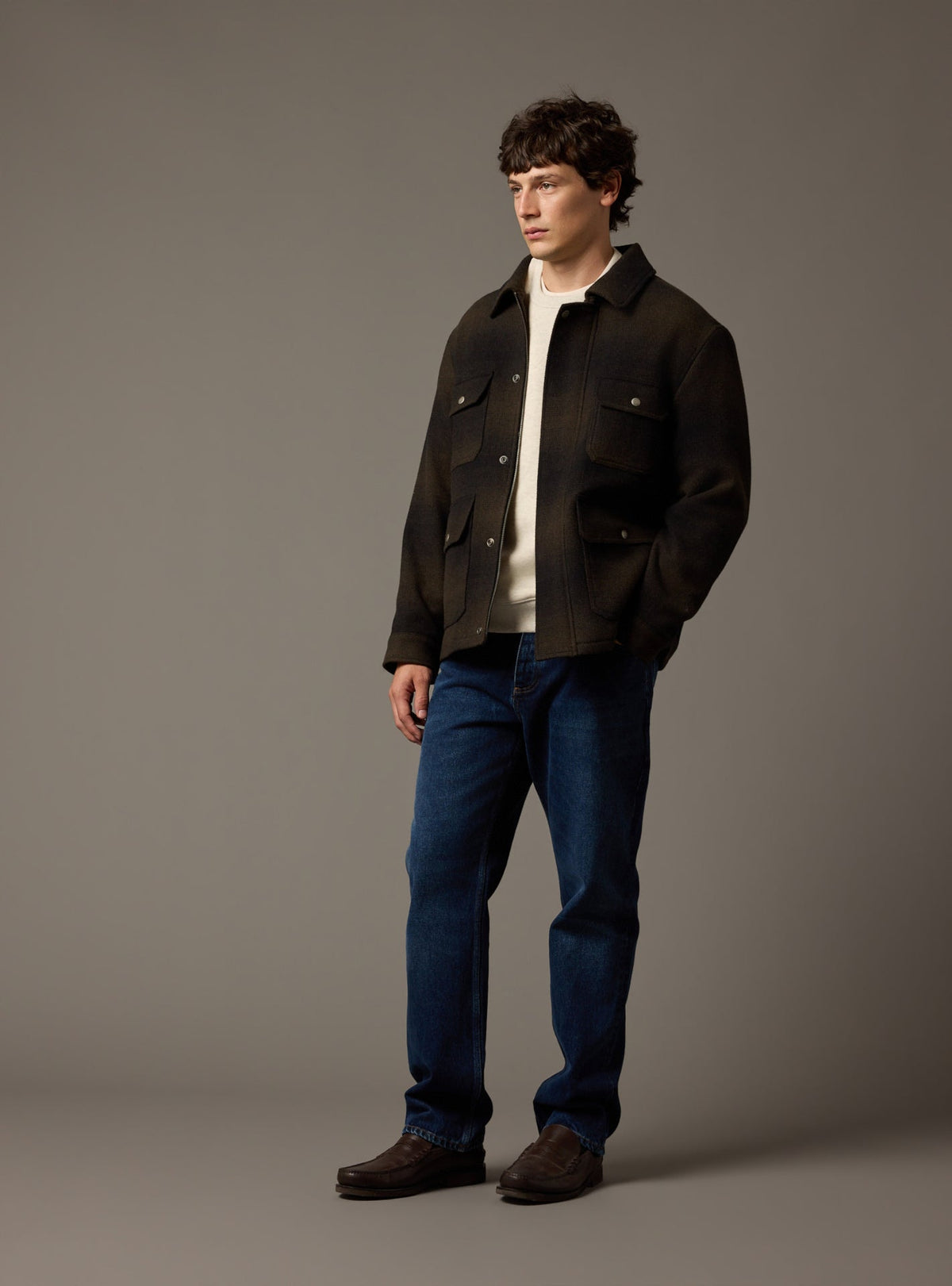 Blouson Hale Kaki Foncé