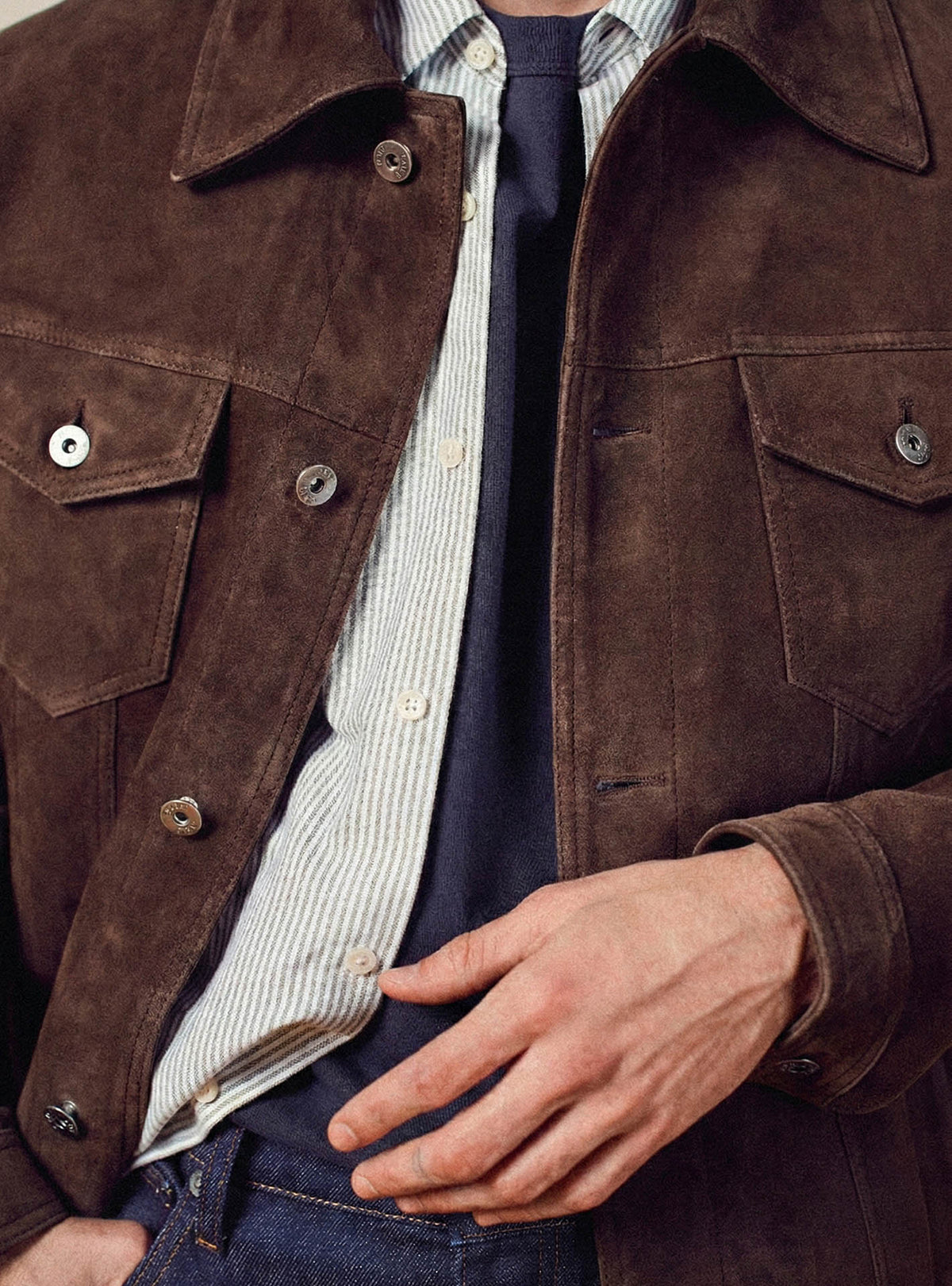 Cuir marron Marlow
