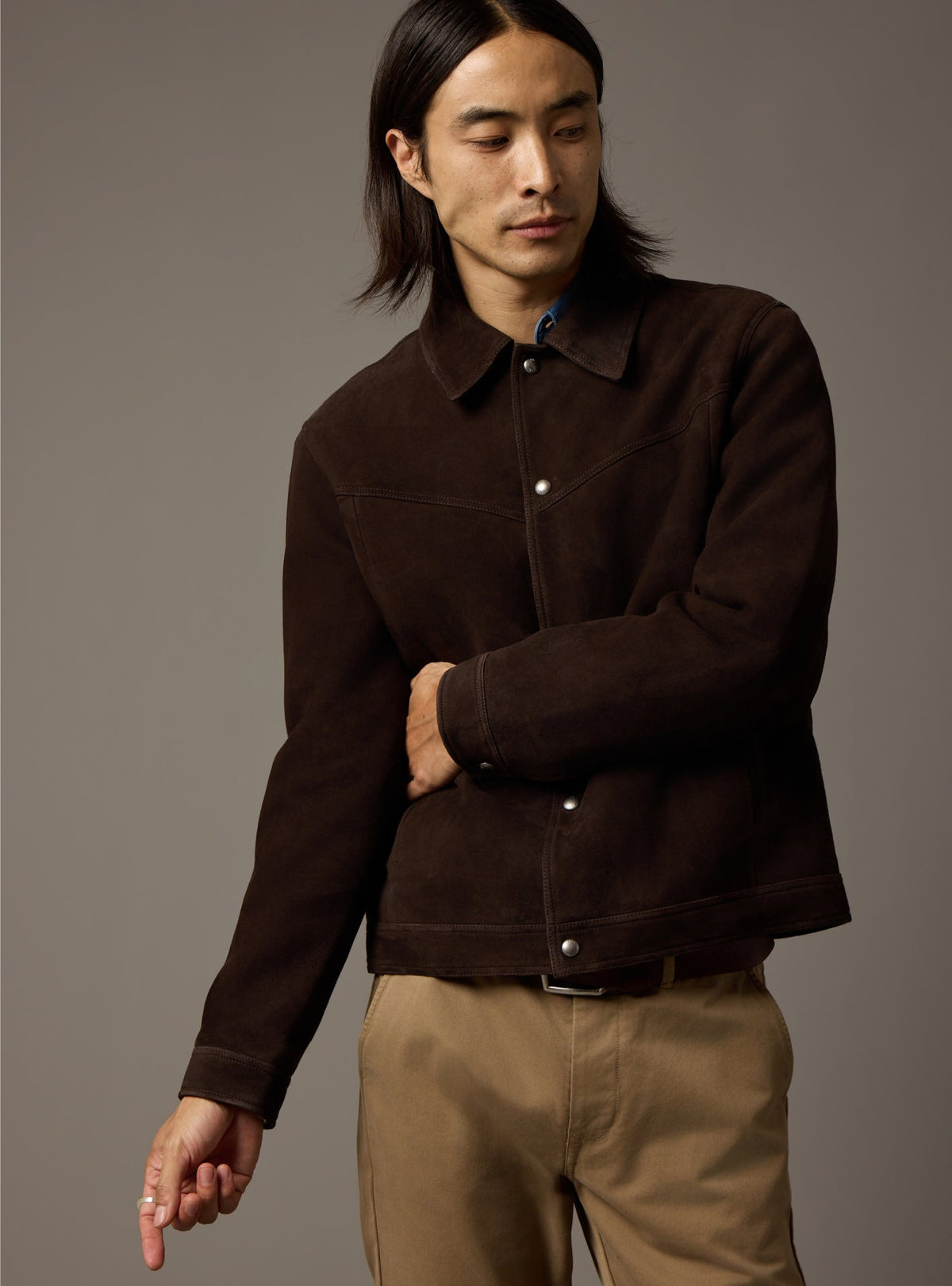 Cuir Hollis Café