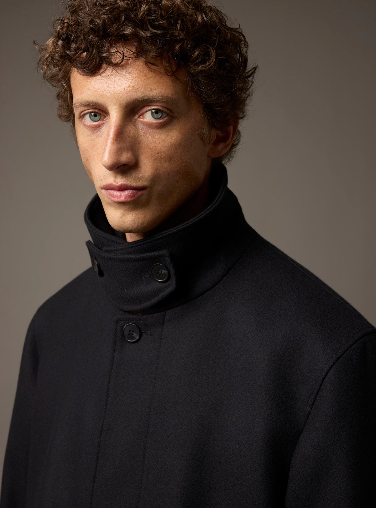 Manteau Auguste bleu marine