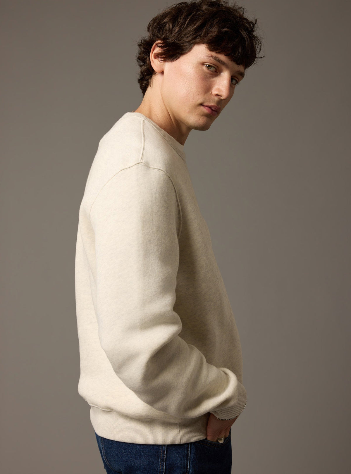 Sweat Eden Beige Mixte