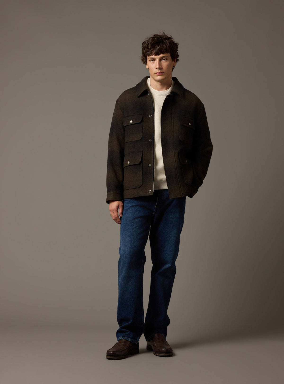 Blouson Hale Kaki Foncé