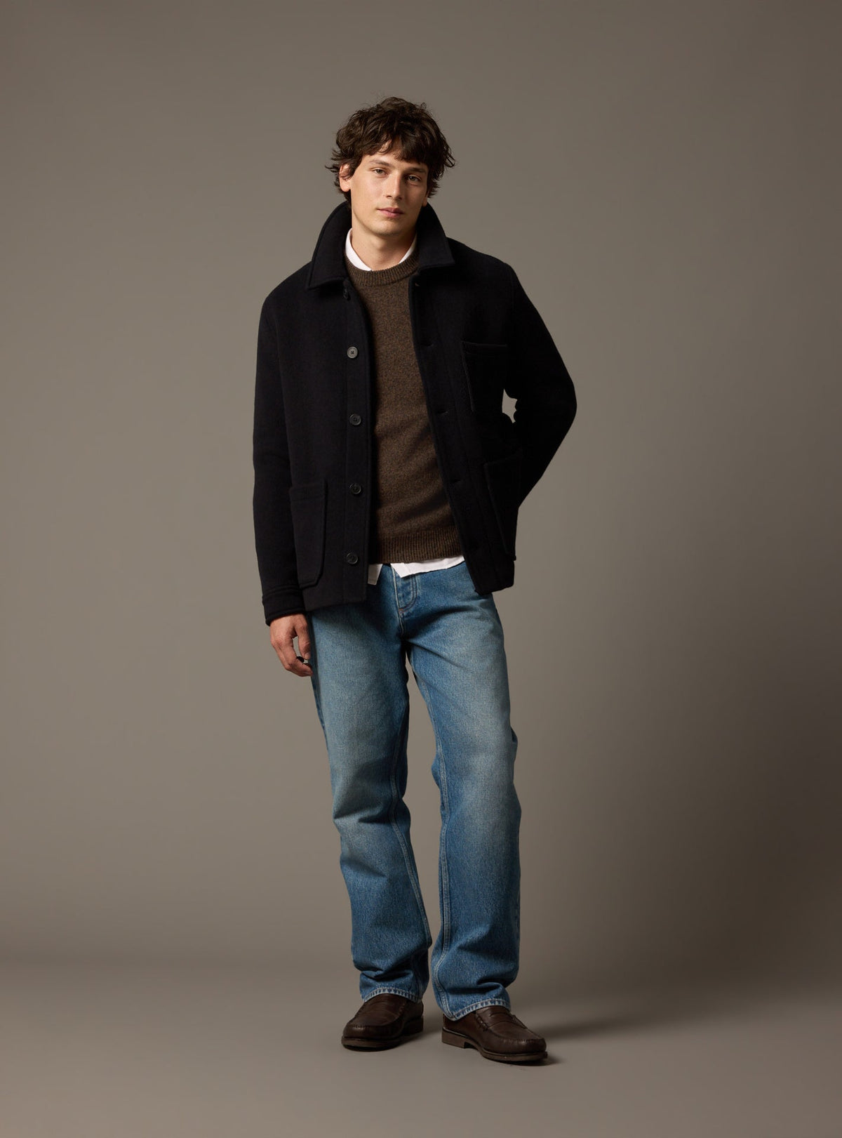 Blouson Mathew bleu marine
