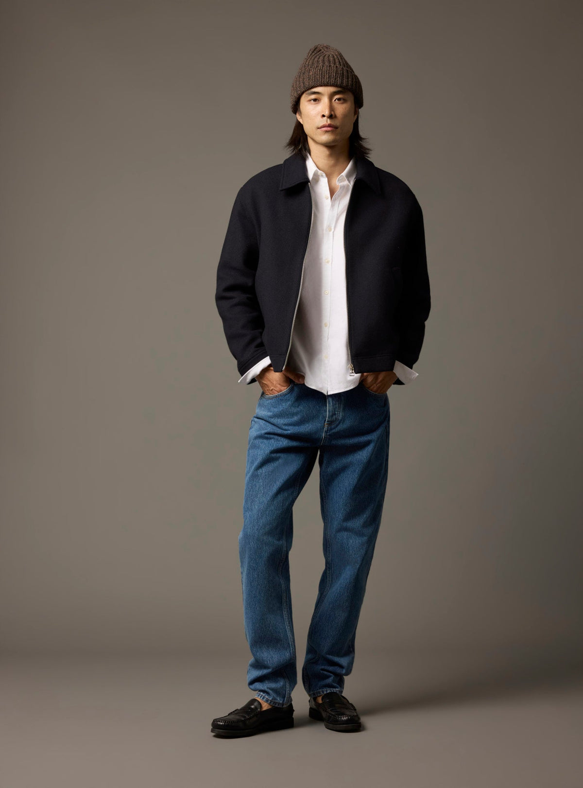 Blouson Clotaire bleu marine