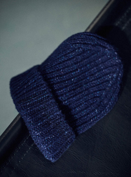 Bonnet Fougère Bleu Marine Mixte