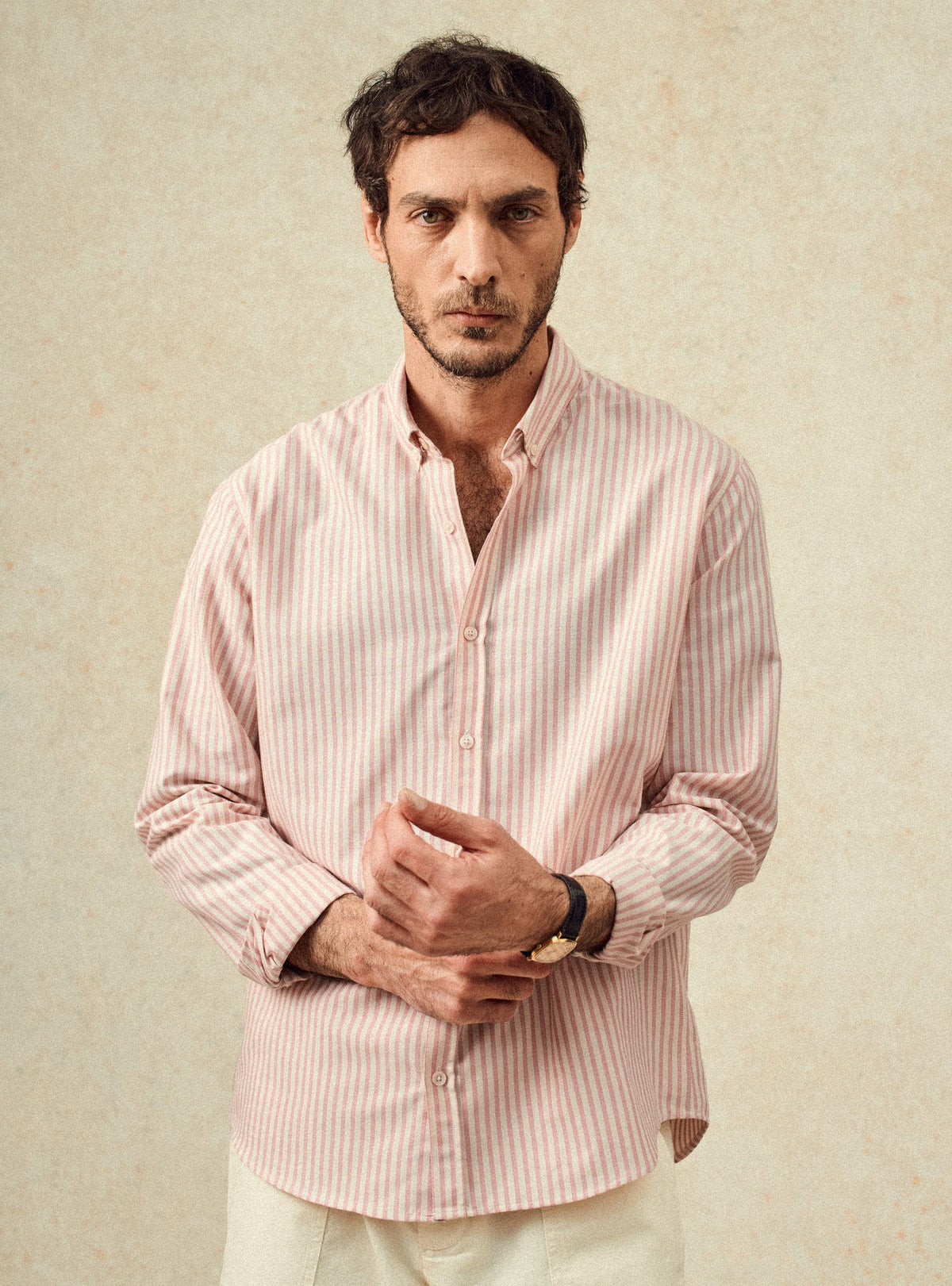 Chemise College Écru/Rosette