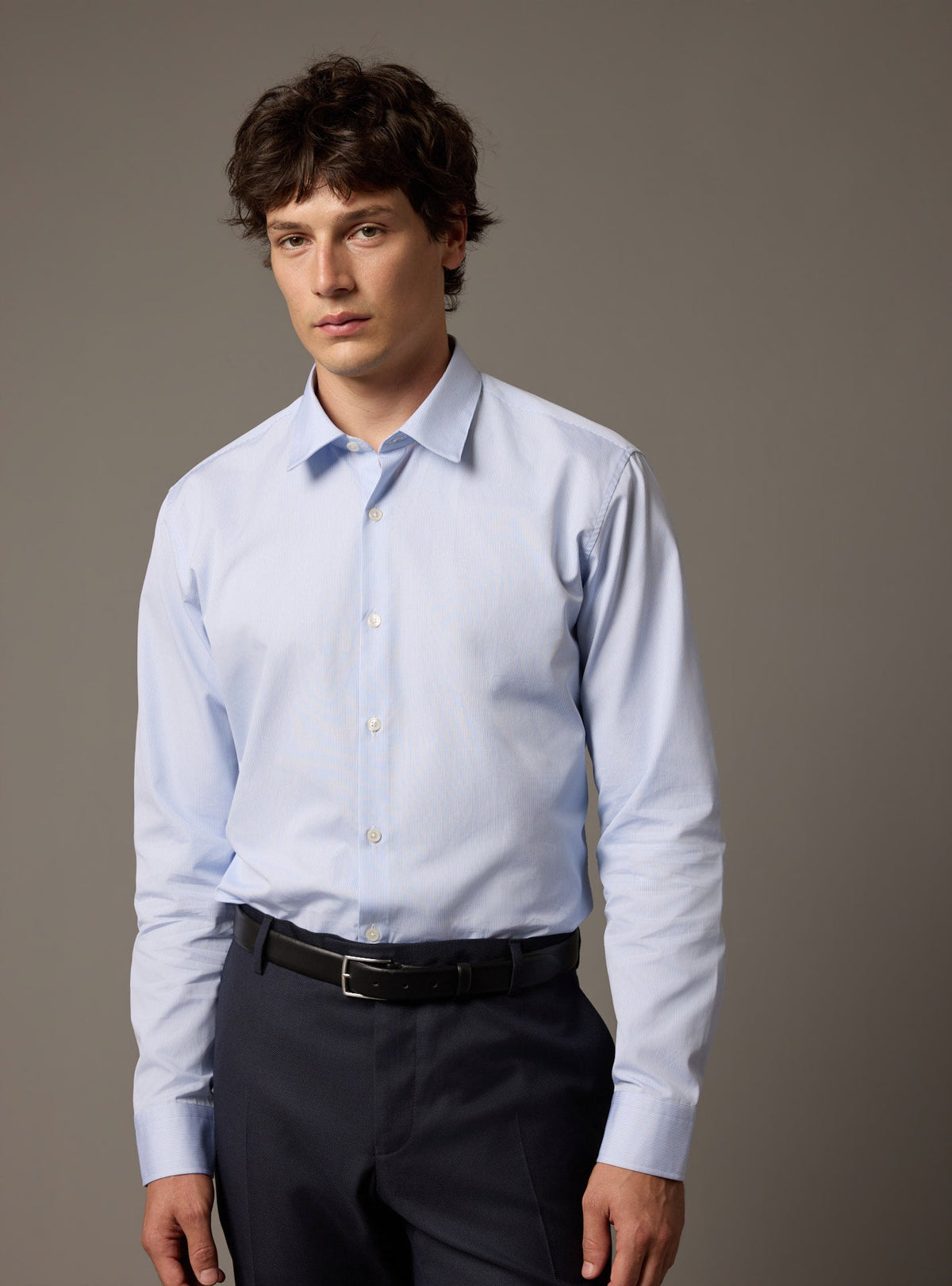 Chemise Jake Blanc/Ciel