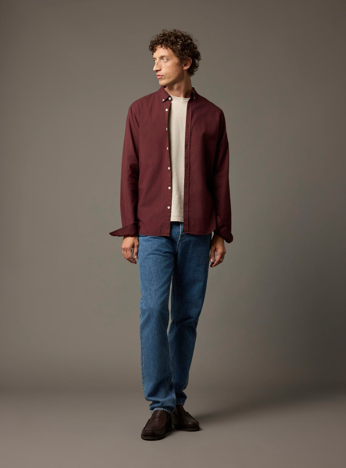 Chemise College Acajou