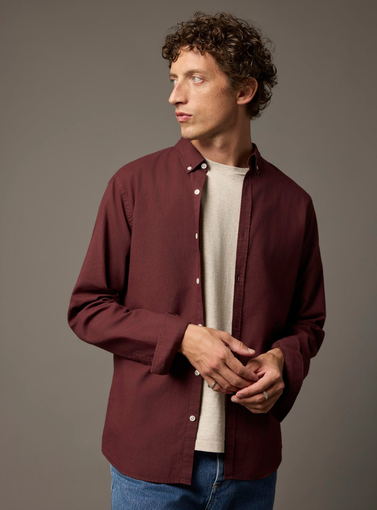 Chemise College Acajou