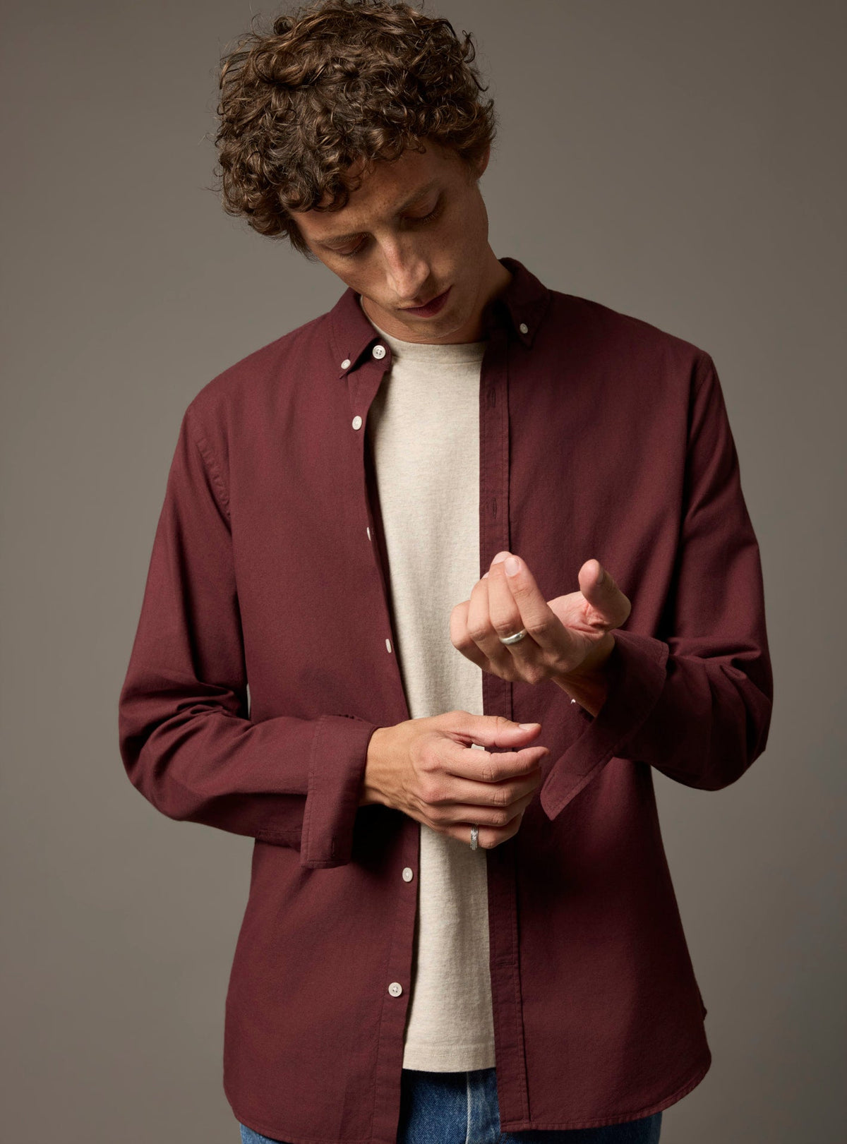 Chemise College Acajou