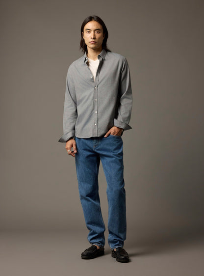 Chemise Mercer bleu mélangé