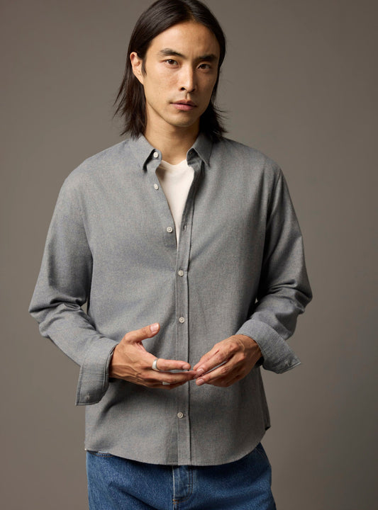Chemise Mercer bleu mélangé