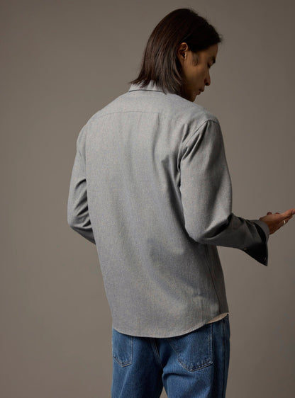 Chemise Mercer bleu mélangé