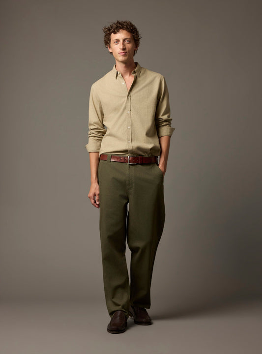 Pantalon chino Ulysse kaki foncé