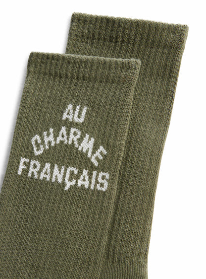 Chaussettes Berny kaki