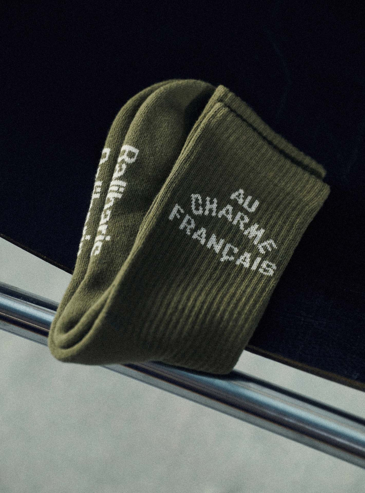 Chaussettes Berny kaki