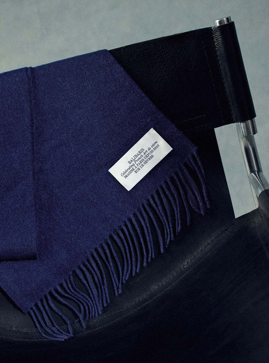 Écharpe Florent bleu marine