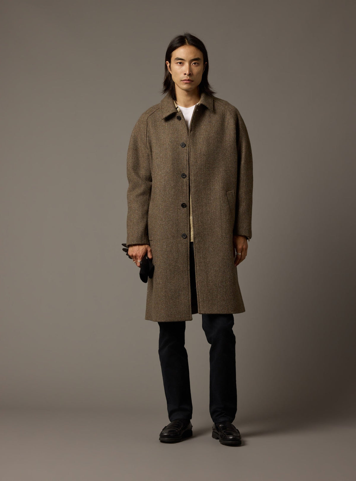 Manteau Elio Kaki Foncé