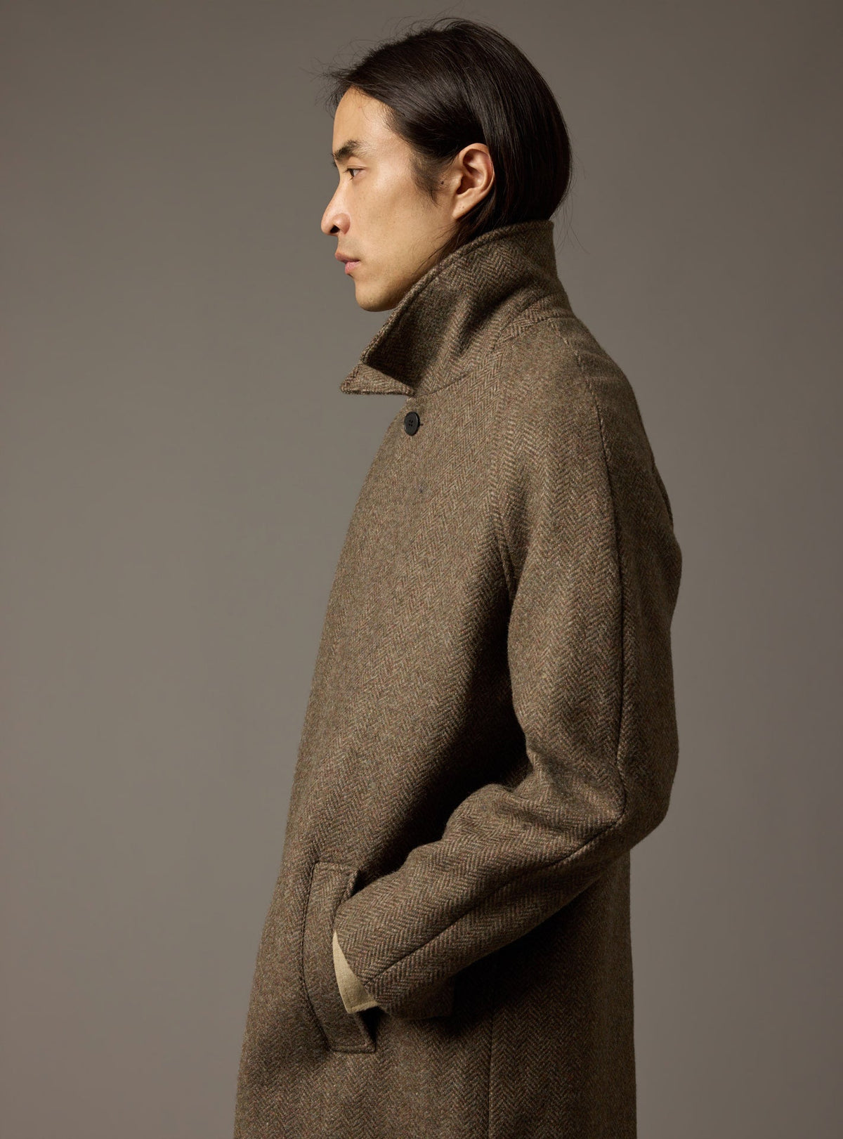 Manteau Elio Kaki Foncé