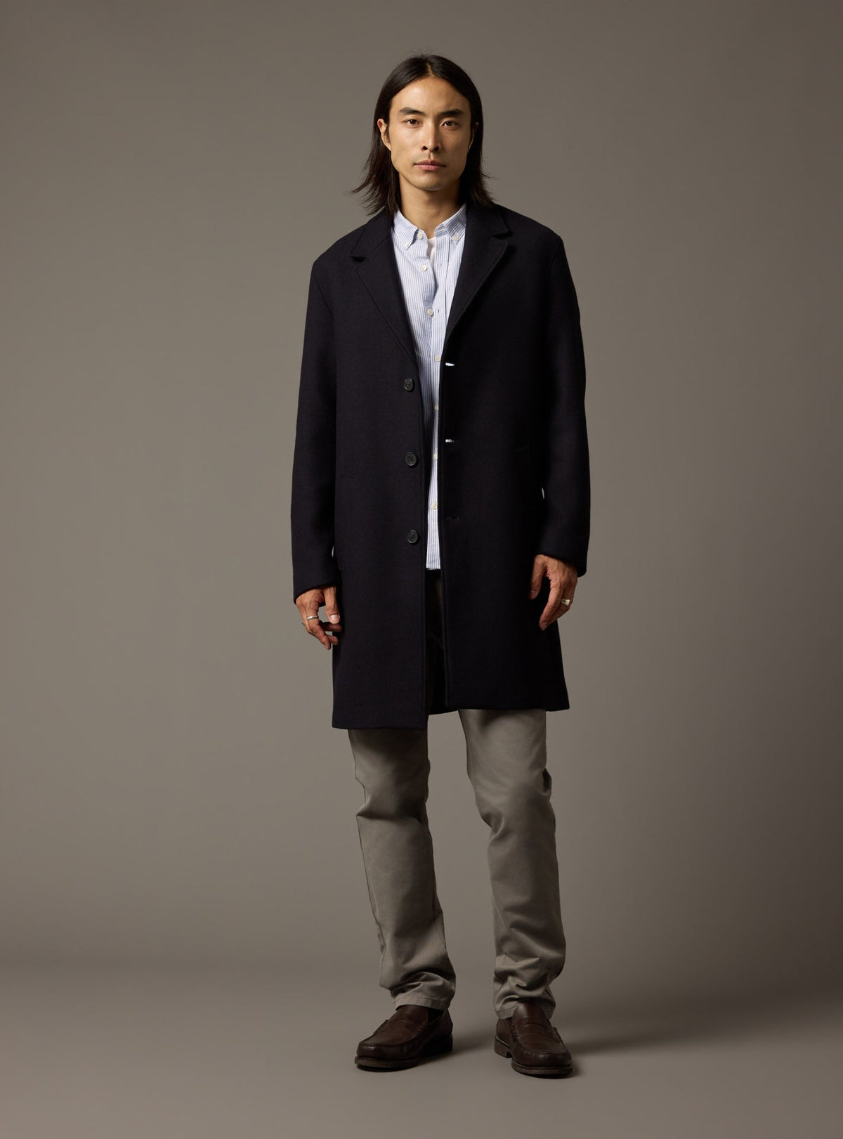 Manteau Alden bleu marine