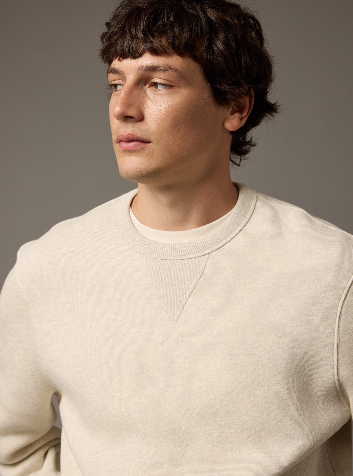 Sweat Eden Beige Mixte