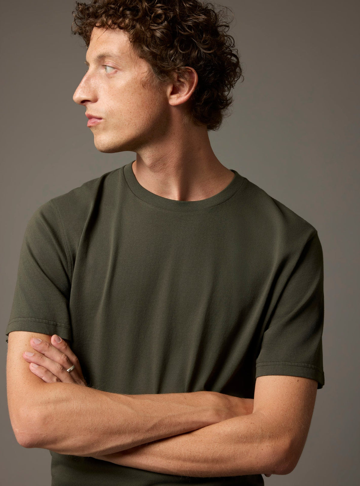 T-shirt Tim Kaki Foncé