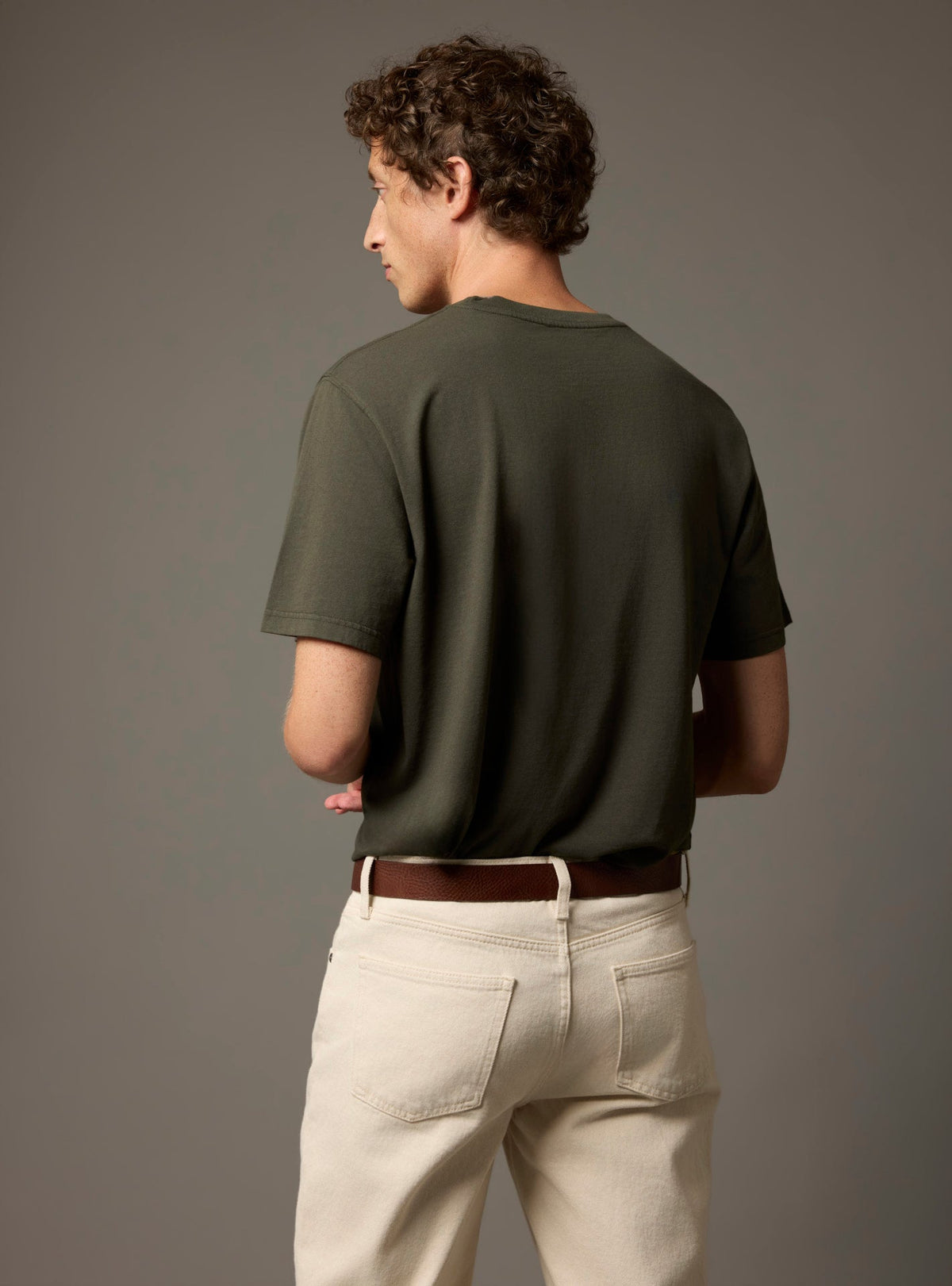 T-shirt Tim Kaki Foncé