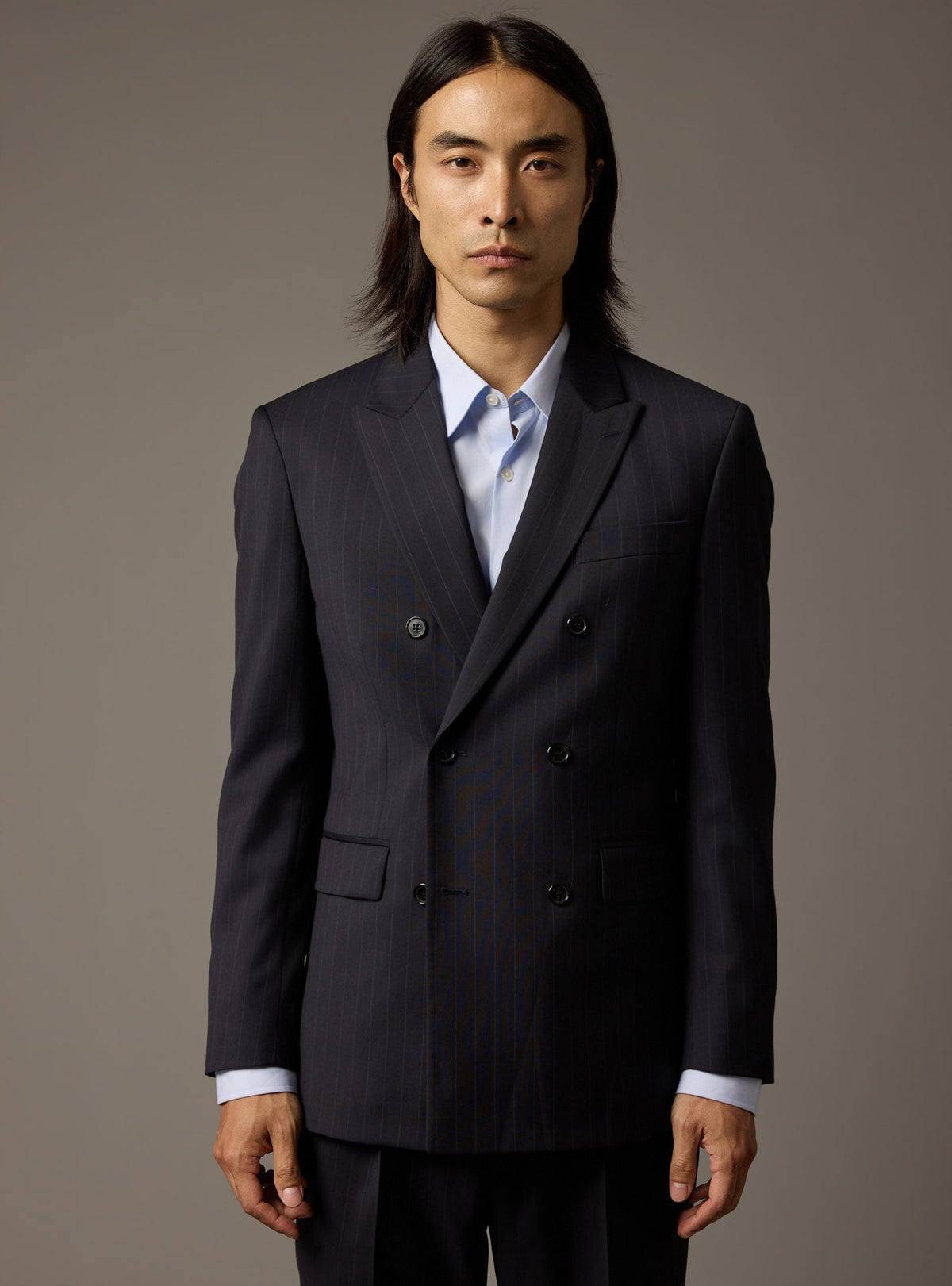 Veste de costume Sloan bleu marine/blanc